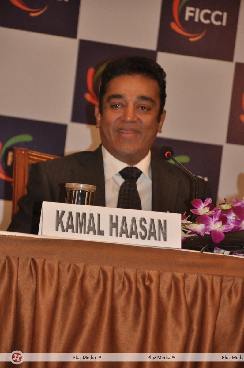 Kamal Haasan - Kamal Hassan at Federation of Indian Chambers of Commerce & Industry - Pictures | Picture 133381